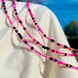 Tie-on waist beads